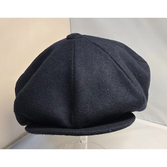Capas Headwear NY Other - Capas Headwear NY Black Wool Newsboy Cap Large 8 Panel Made In USA Classic Style